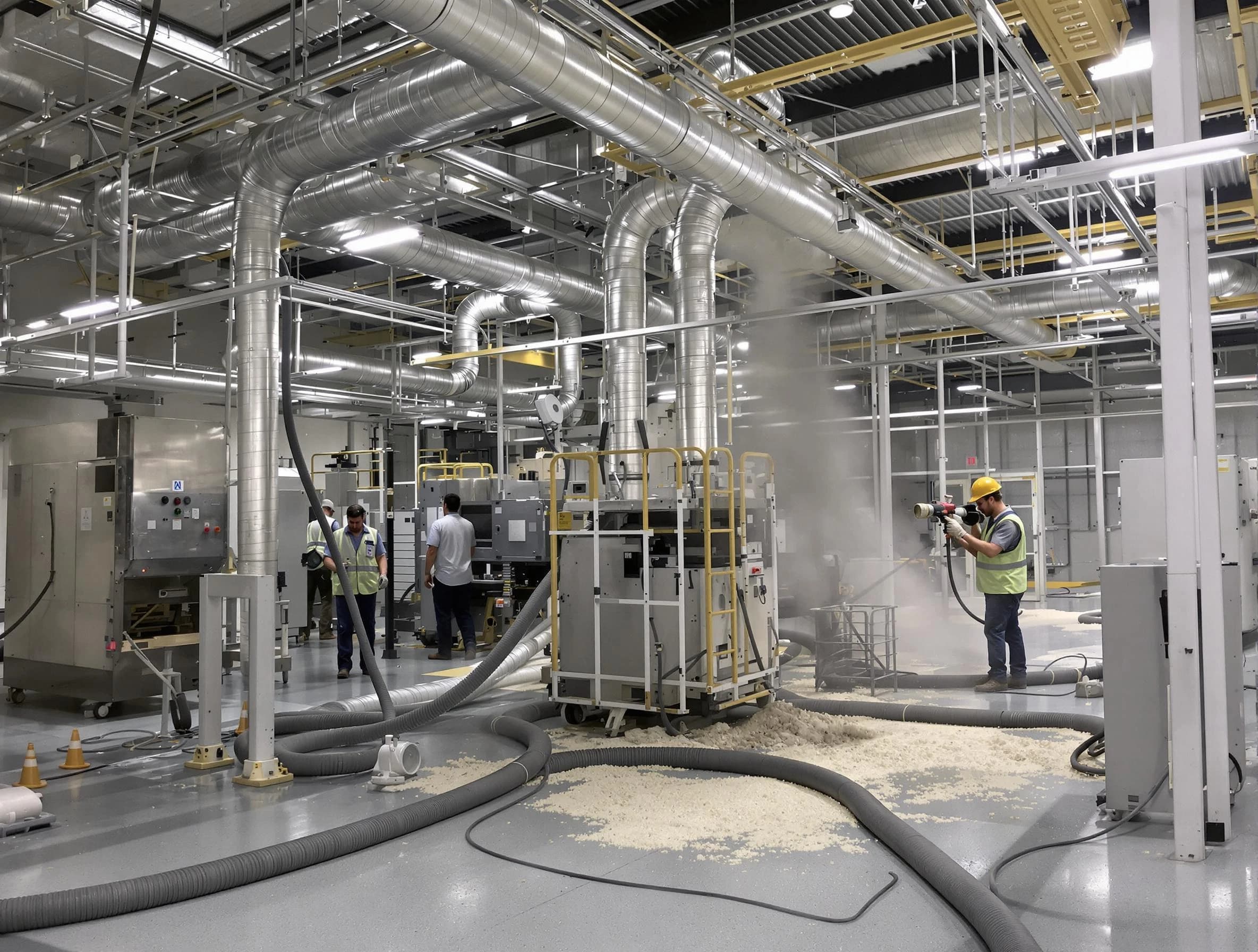 Heavy-duty industrial duct cleaning by Highland Air Duct Cleaning in Highland