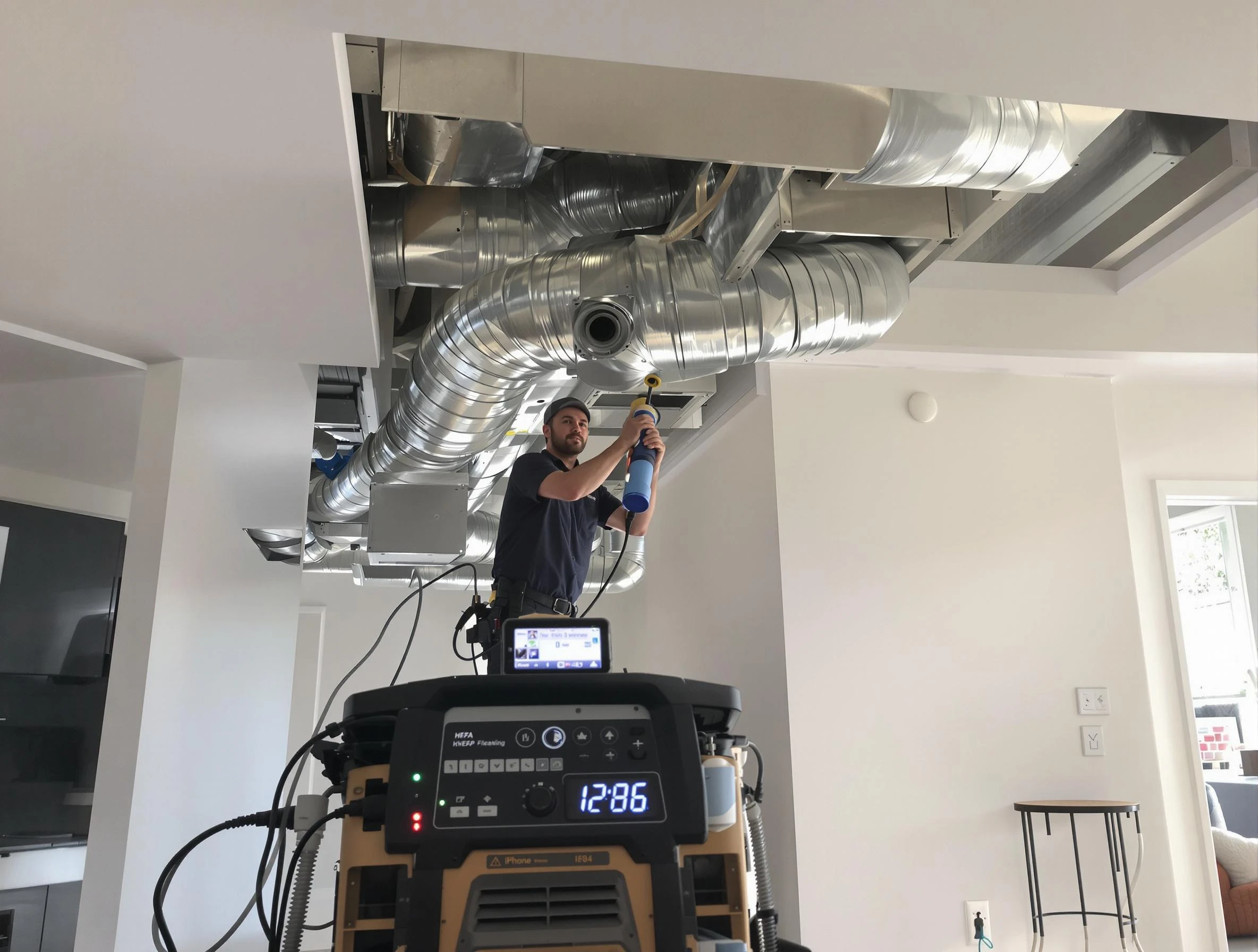 Advanced pure air duct cleaning by Highland Air Duct Cleaning in Highland